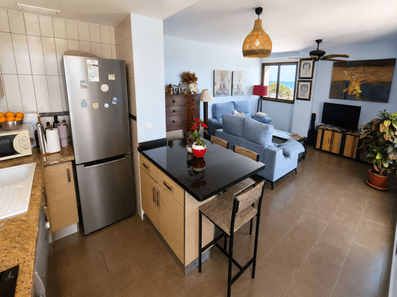 Beachfront apartment in Denia, Les Devesses.