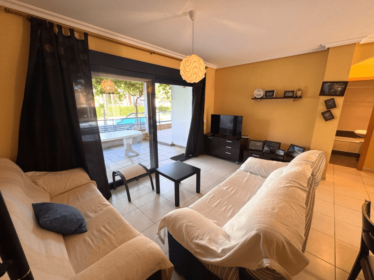 Ground floor apartment, 2 bedrooms, Denia